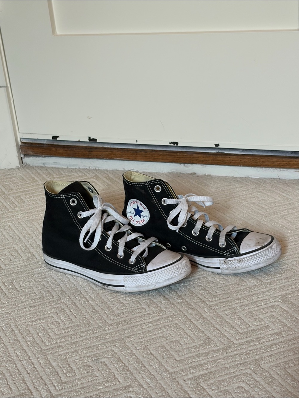 Converse Black and White Kids' High-Top Chuck Taylor Sneakers